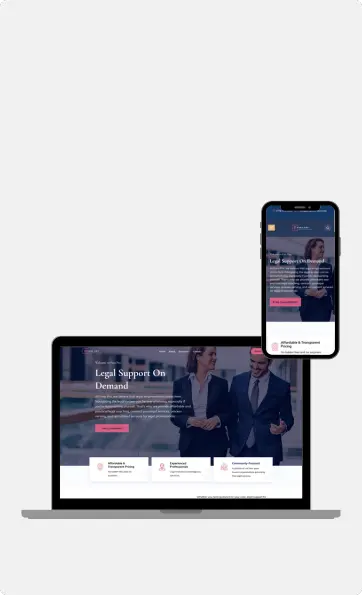 Legal and recruitment website design for Para Pro Services by Vancity Web Design in Vancouver