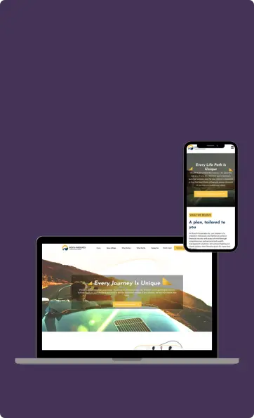 Financial consultant website design for Rose and Associates by Vancity Web Design in Vancouver