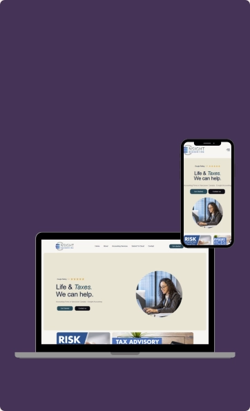 accounting firm website development Vancouver for financial services business