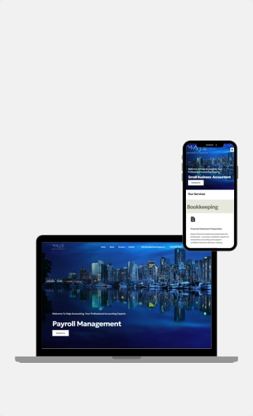 accounting services website development Vancouver for small and medium businesses
