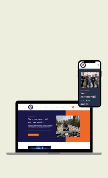investment company website development Vancouver for finance and corporate services
