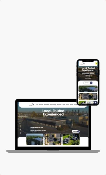 solar energy website development Vancouver for renewable energy companies