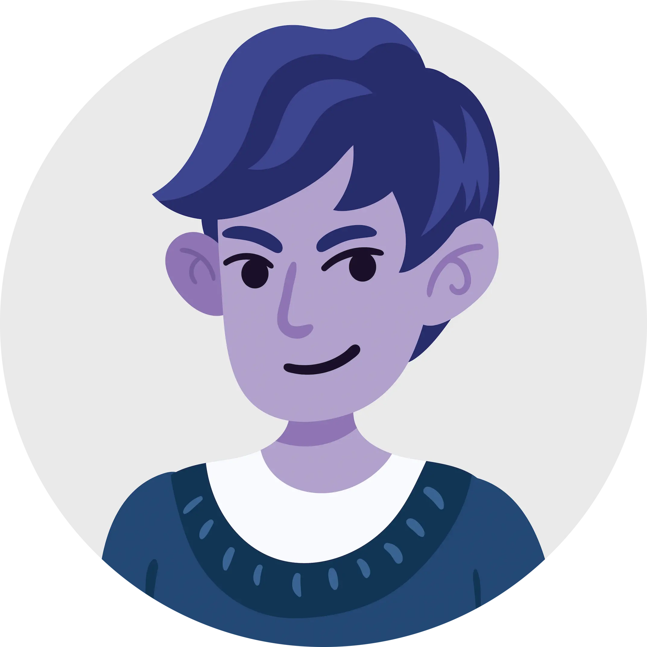 male avatar representing professional client of web design company Vancouver